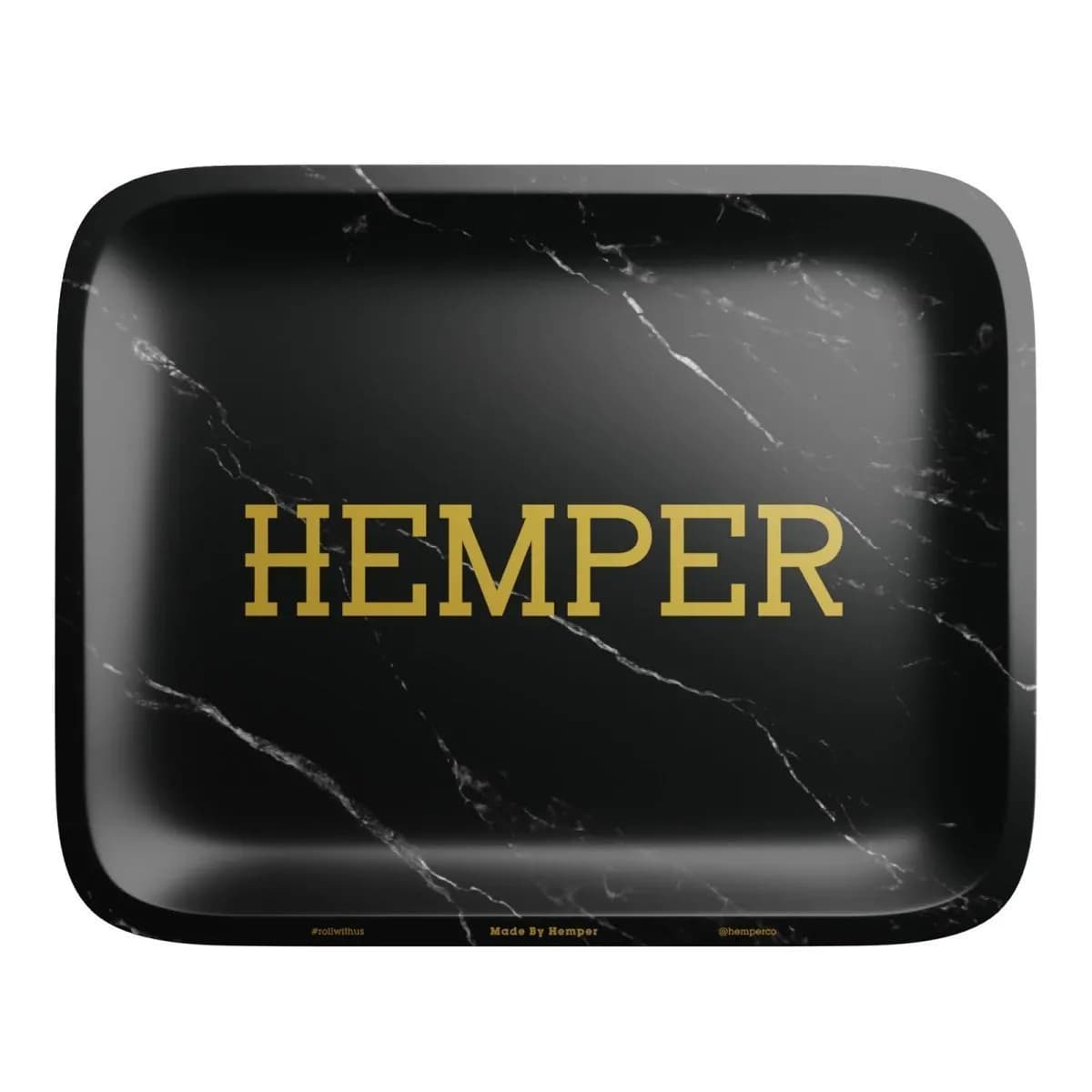 Hemper Luxe Black Marble Rolltray