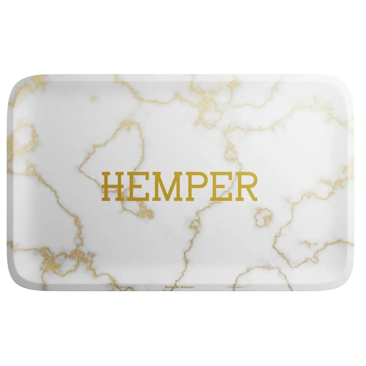 Luxe Marmer Rolling Tray Wit