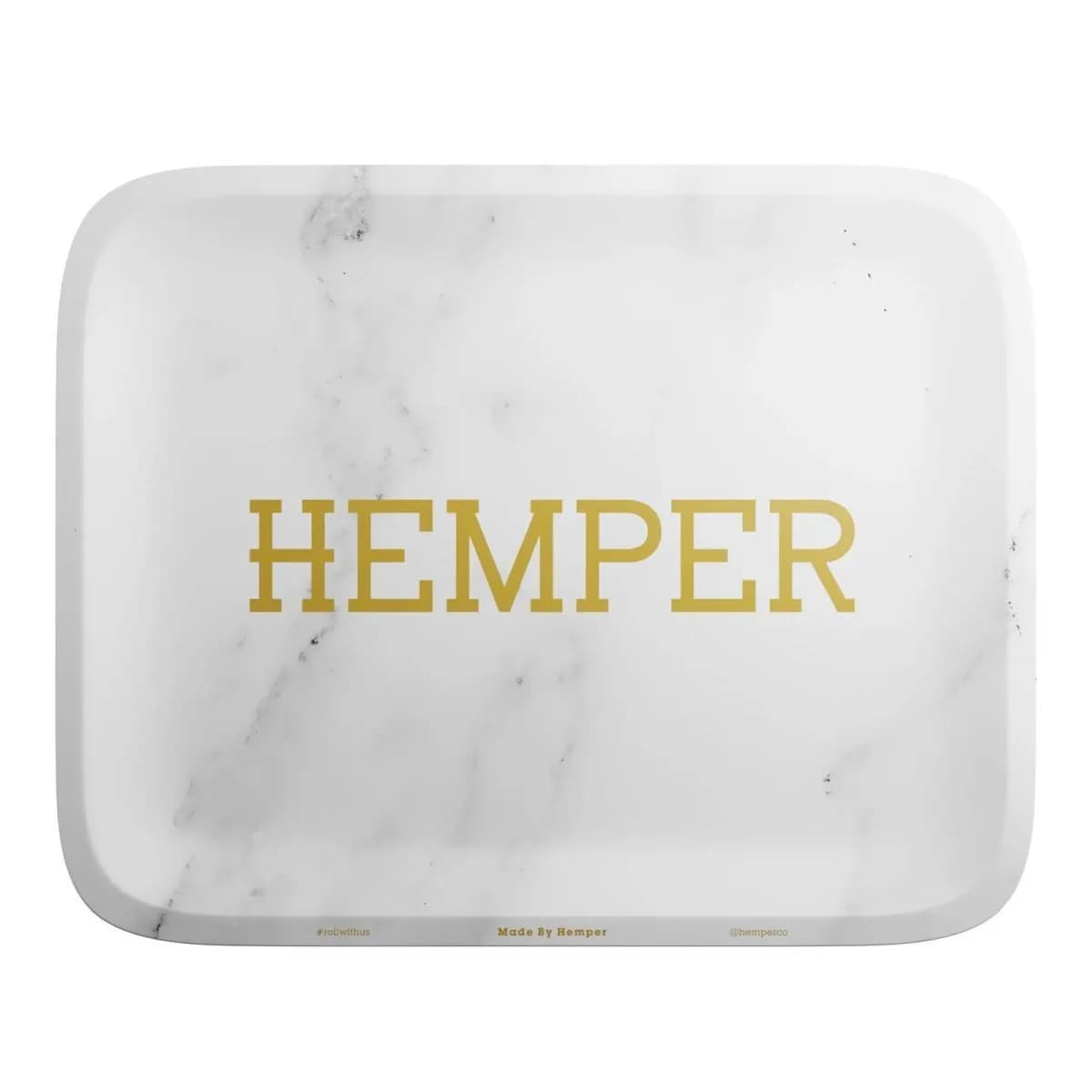Luxe White Marble Rolltray