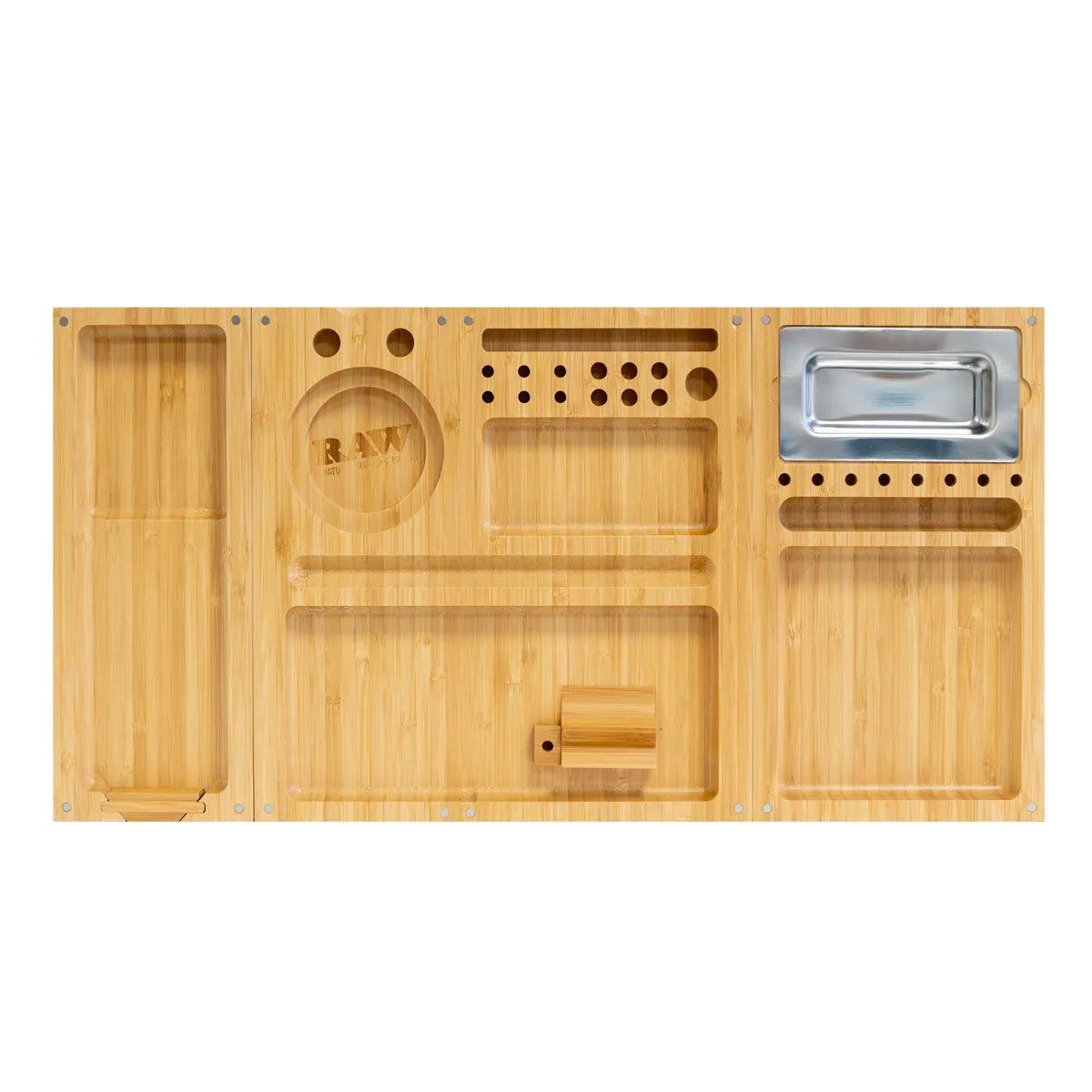 Bamboo Triple Flip Rolling Tray