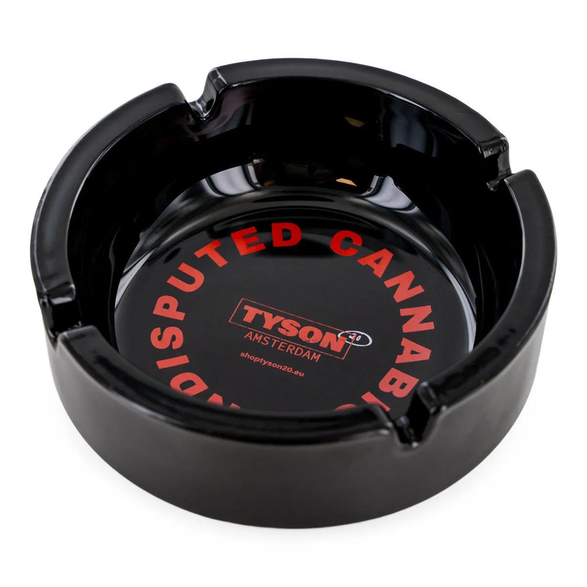 Black Glass Ashtray