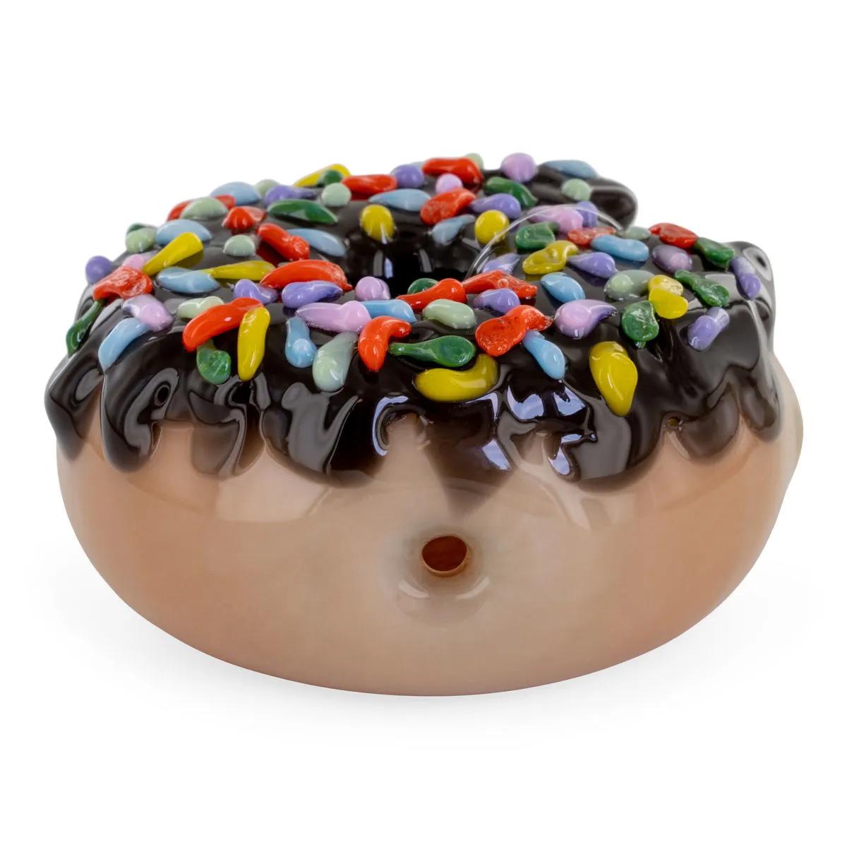 Donut Bite Me Dry Glass Pipe