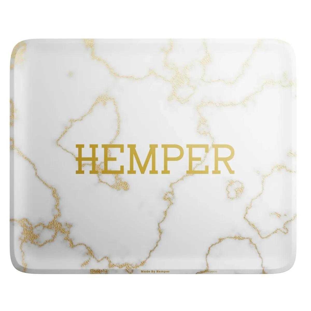 Luxe Marble Rolling Tray White
