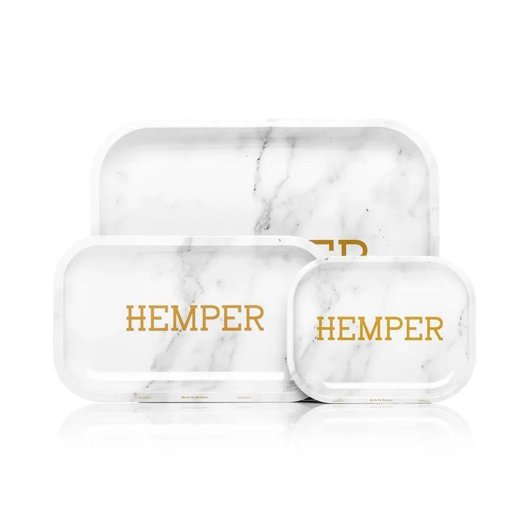 Luxe White Marble Rolling Tray