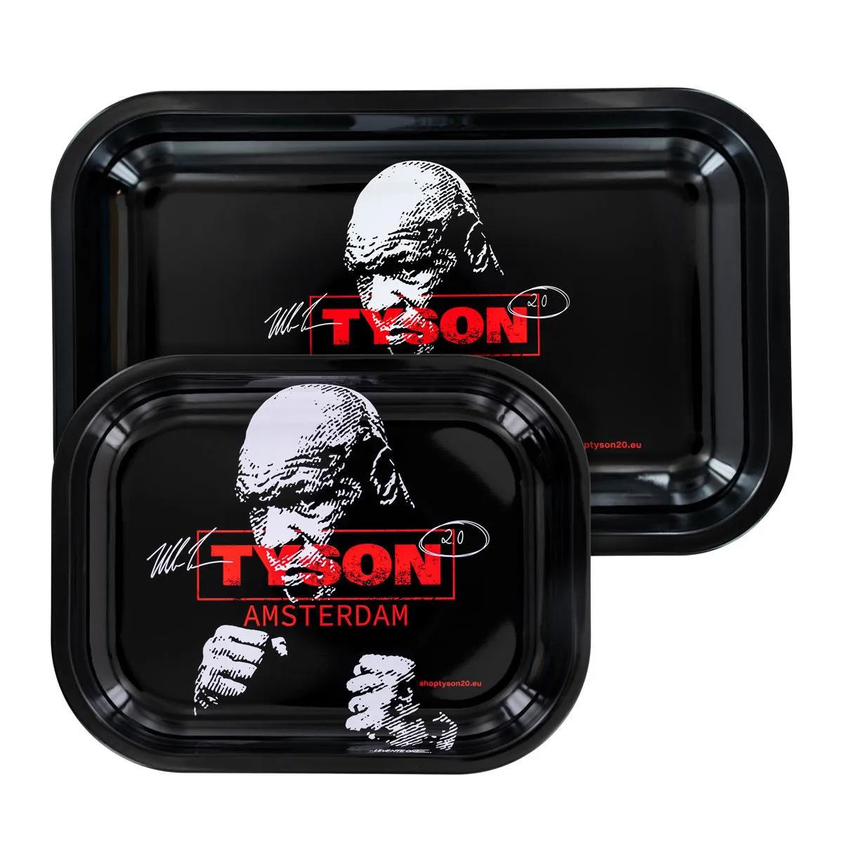 Metal Rolling Tray Black ''Boxing Mike''