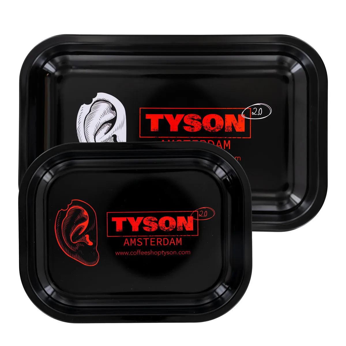 Metal Rolling Tray Black ''Mike Bite''