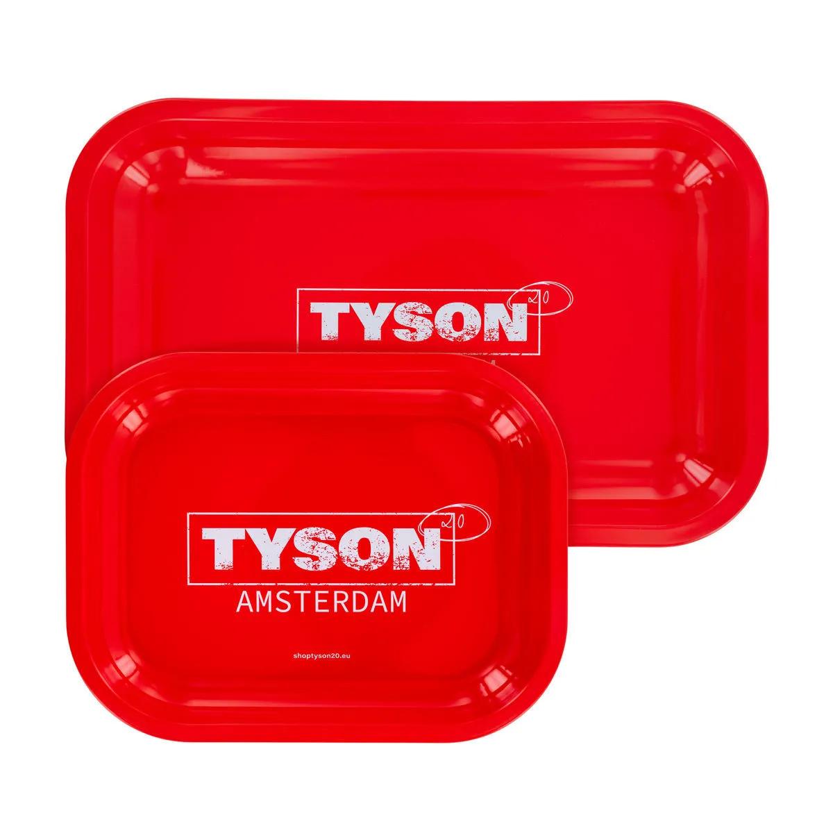 Metal Rolling Tray Red ''Tyson Amsterdam''