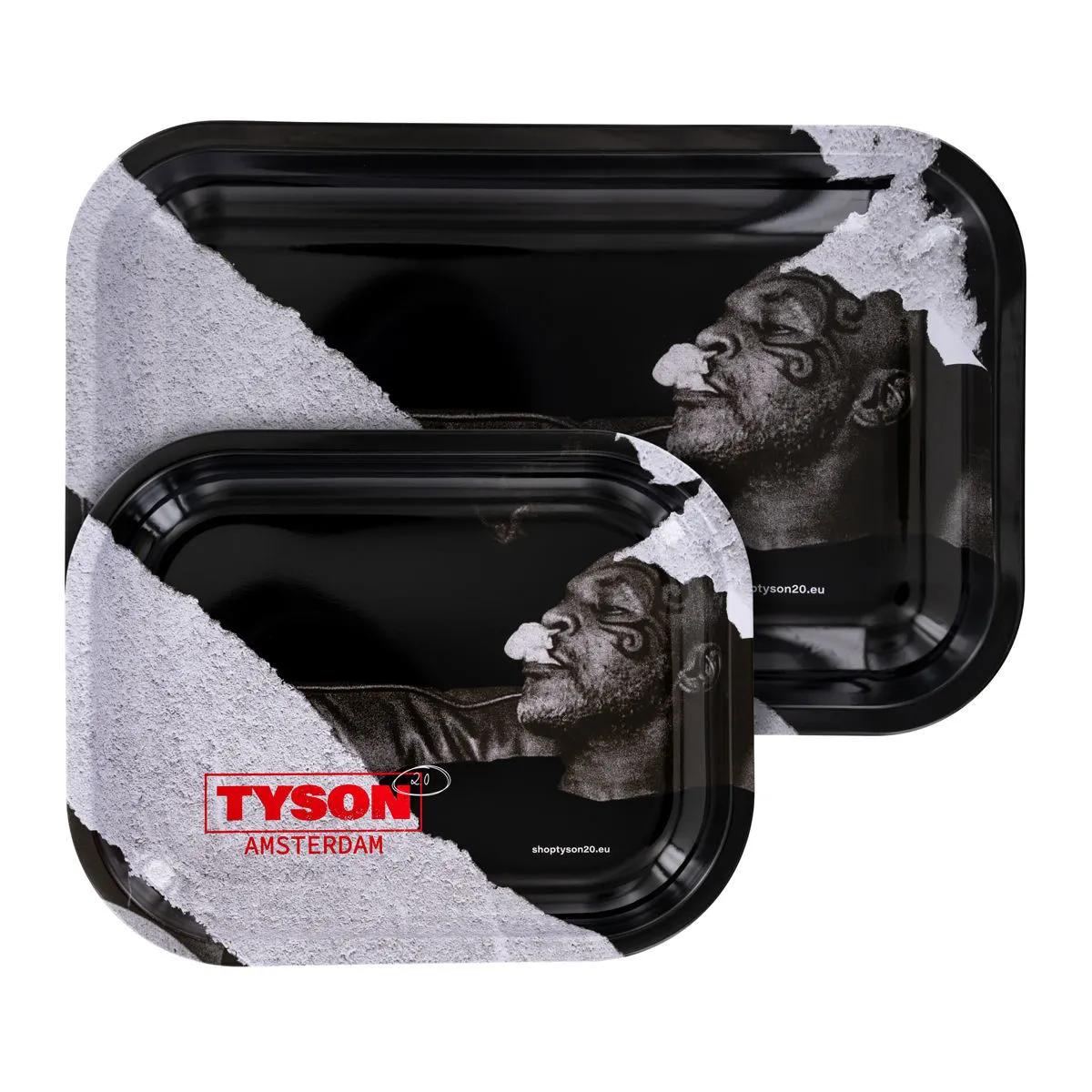 Metal Rolling Tray White ''Relaxing Mike''