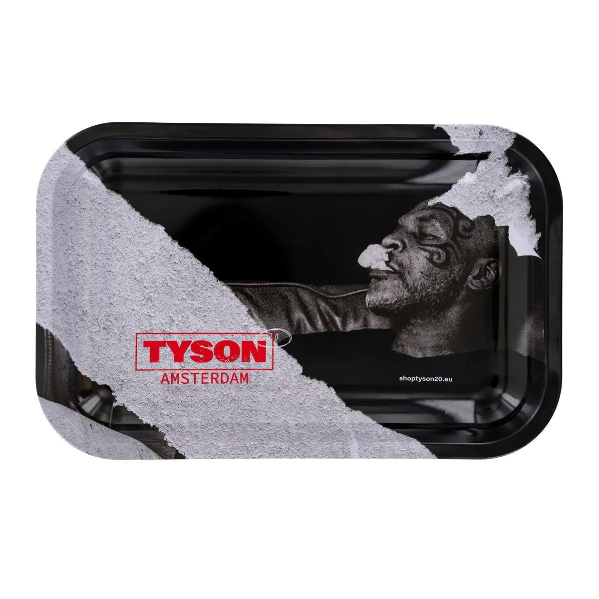 Metal Rolling Tray White ''Relaxing Mike''