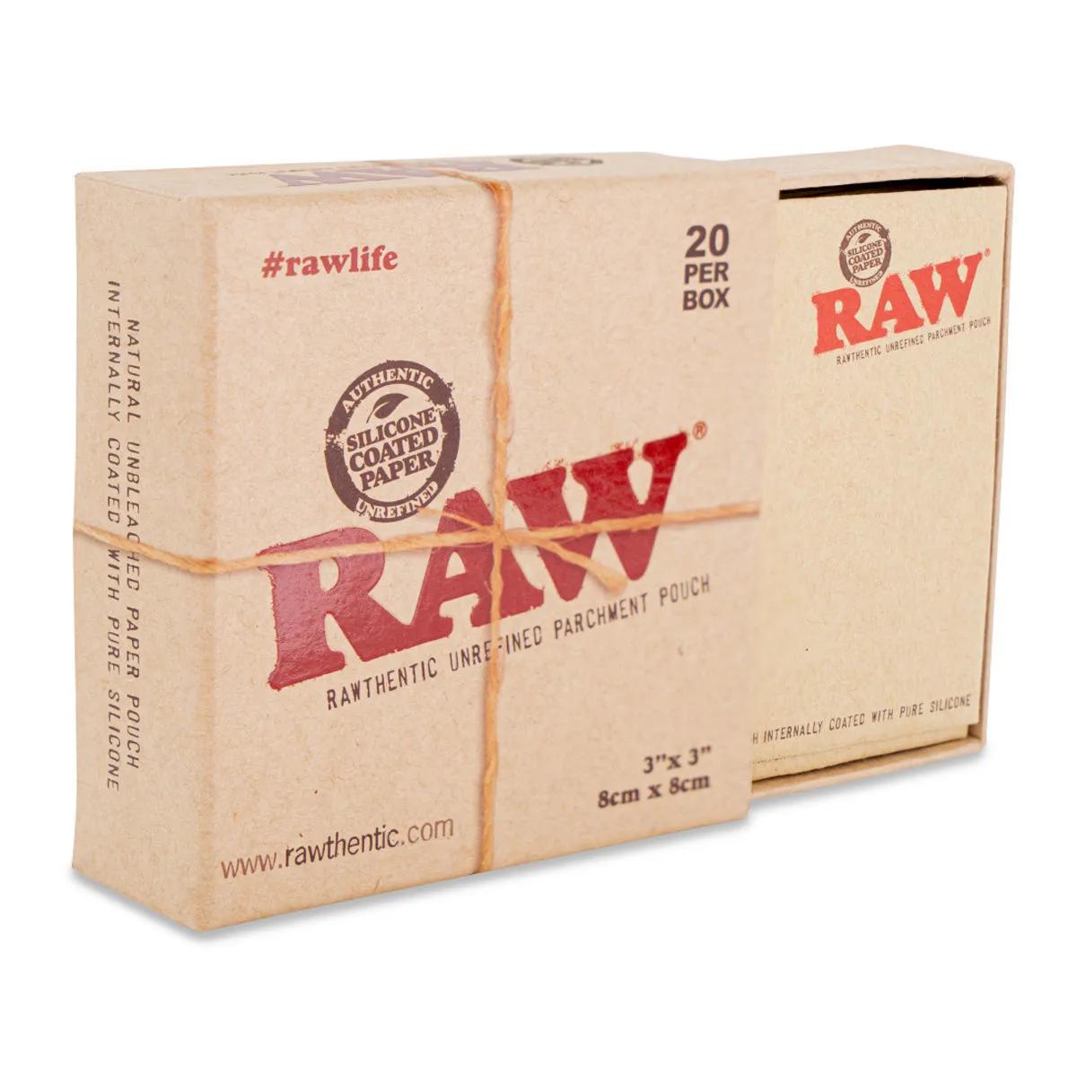 RAW gesiliconiseerd perkamentzakje