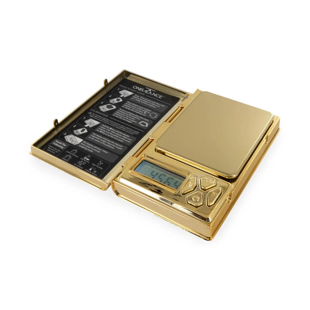 The Shine Chrome Gold Mini Scale - 100 × 0.01g