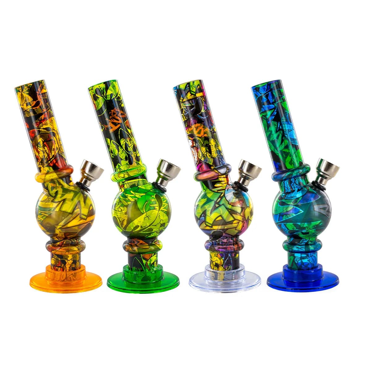 Acryl bong met print