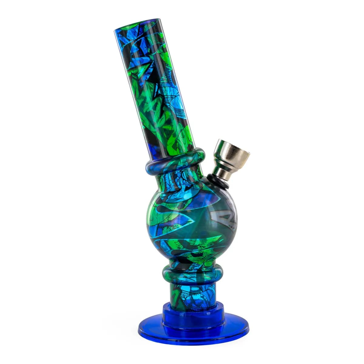Acryl bong met print