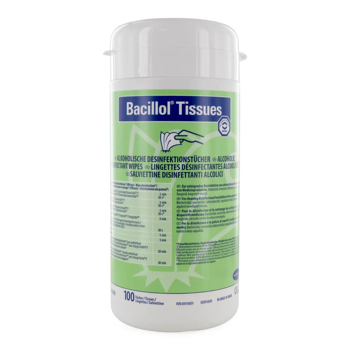 Alcoholdoekjes dispenser (Bacillol)