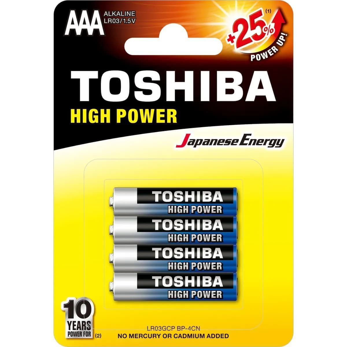 Toshiba AAA alkaline batterij