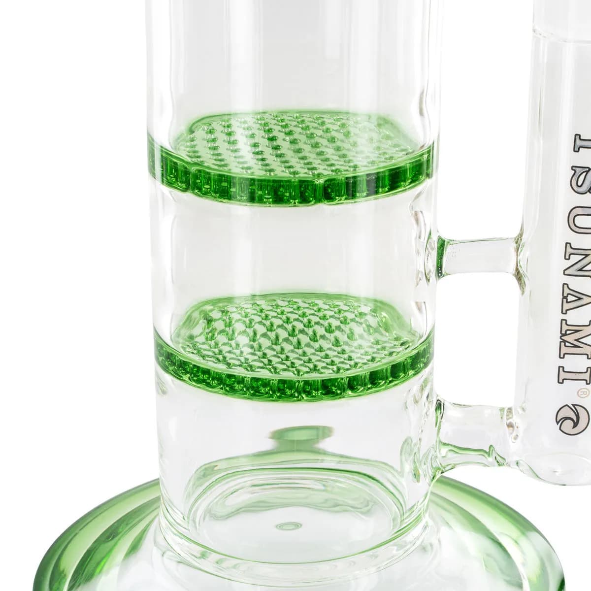 Dubbele Honeycomb Dab Rig 15" (Tsunami Glass)