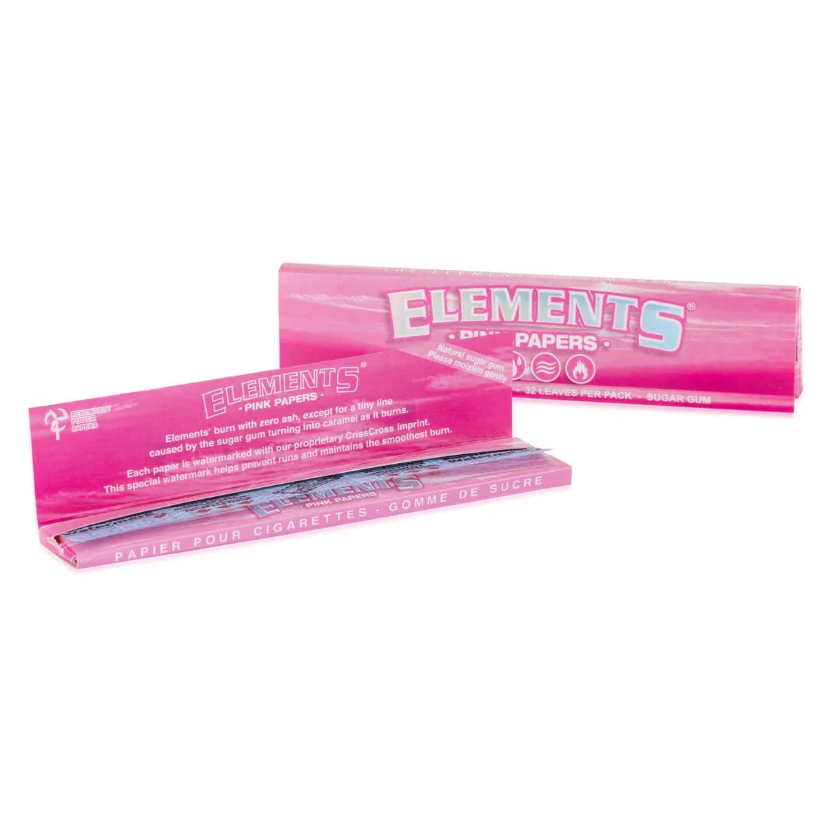 Elements King Size Slim Pink vloei