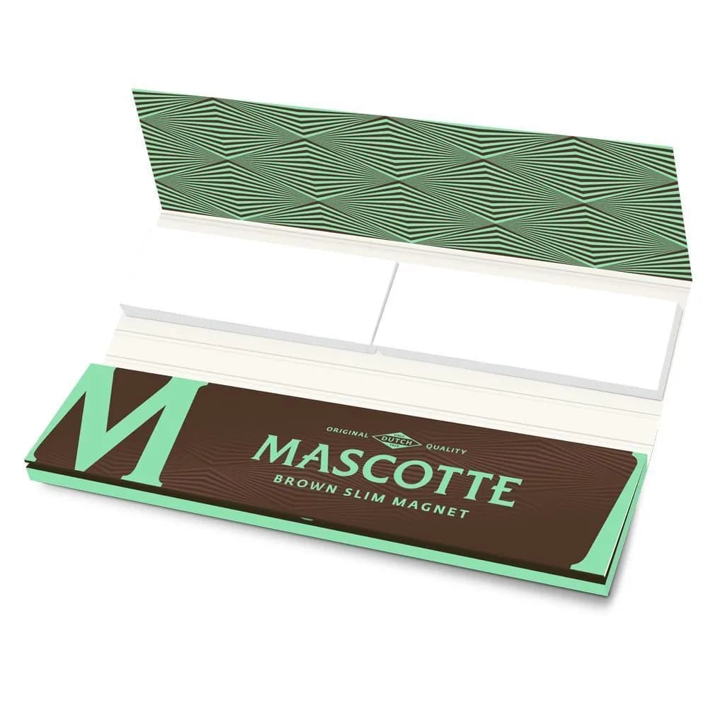 Mascotte Brown Slim Size vloei + afscheurbare tips