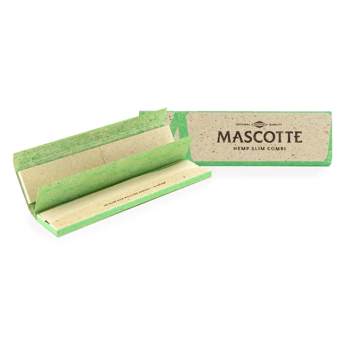 Mascotte Hemp Slim Size Vloei + Tips Combi