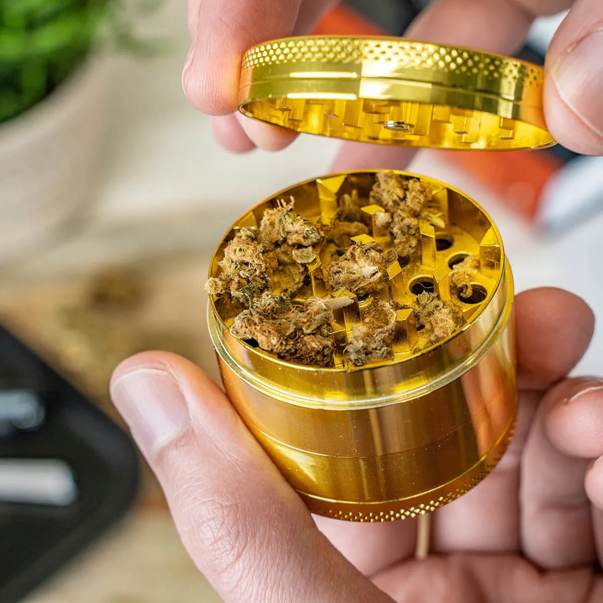 Metalen Grinder 24K Gold