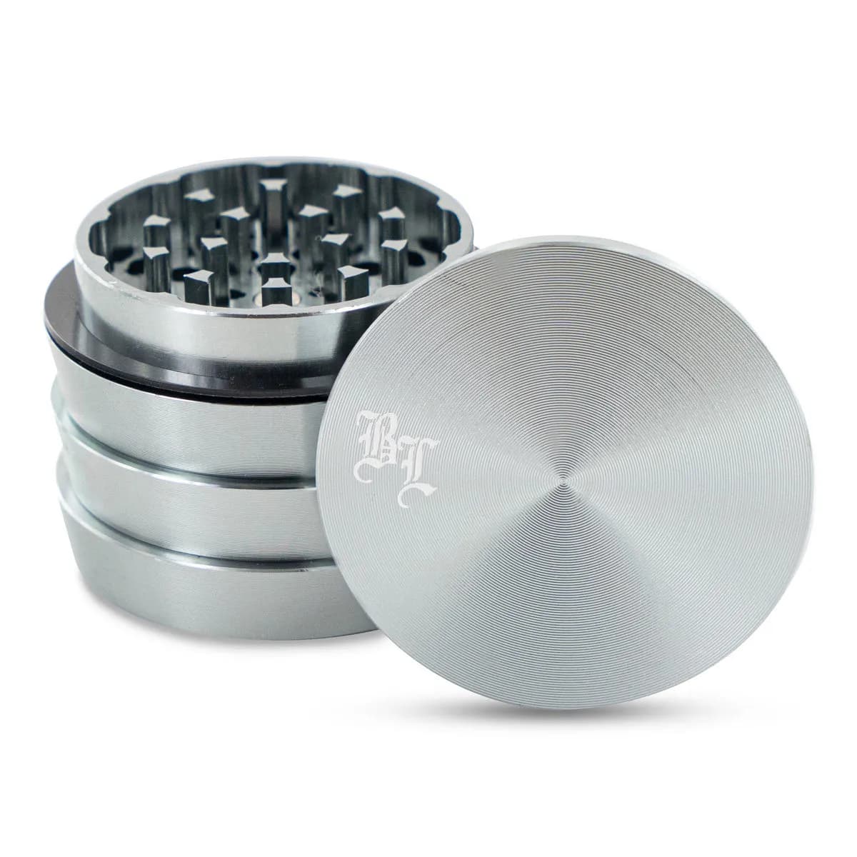 Black Leaf Stacked Metalen Grinder