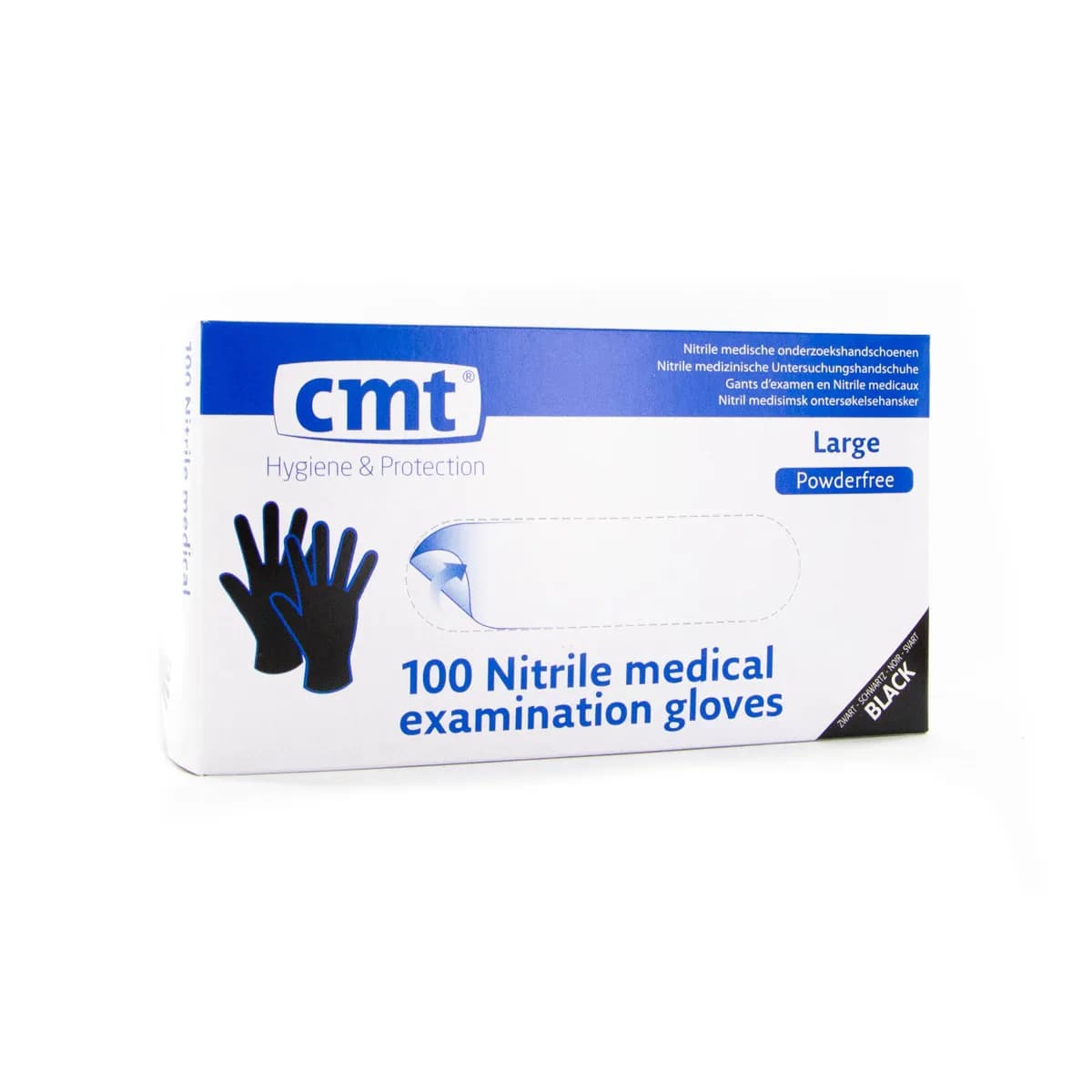 Poedervrije nitrilhandschoenen