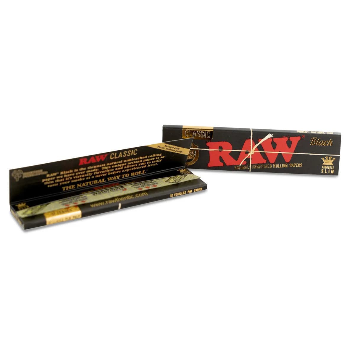 RAW 'Black' King Size Slim vloei