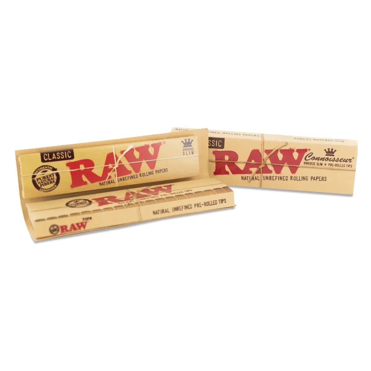 RAW Connoisseur Vloei King Size + Voorgerolde Tips
