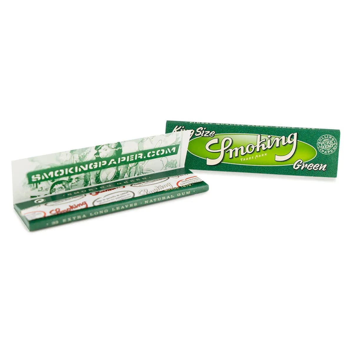 Smoking Green King Size vloei