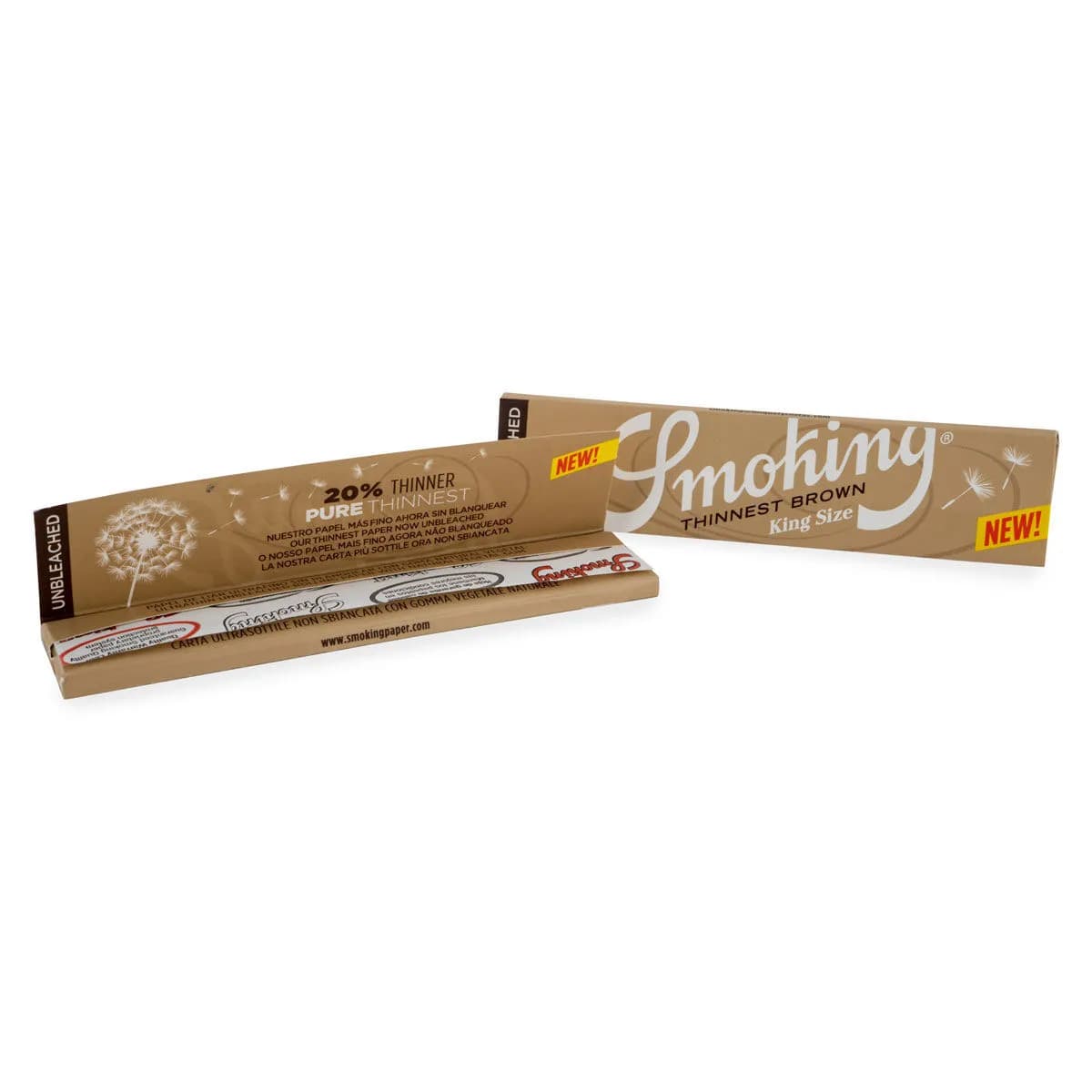Smoking Thinnest Brown King Size vloei