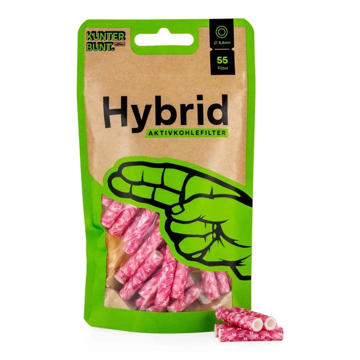 Supreme Filters gekleurd - 55 stuks in zakje (Hybrid)