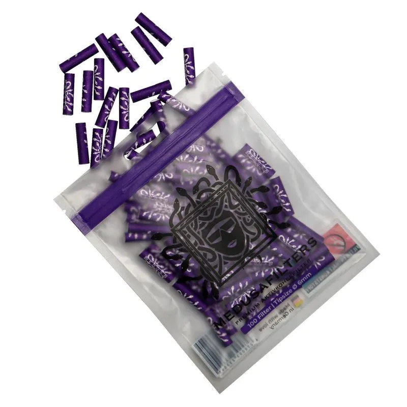 Actieve Kool Filtertips Violet (Medusafilters) — afbeelding 2