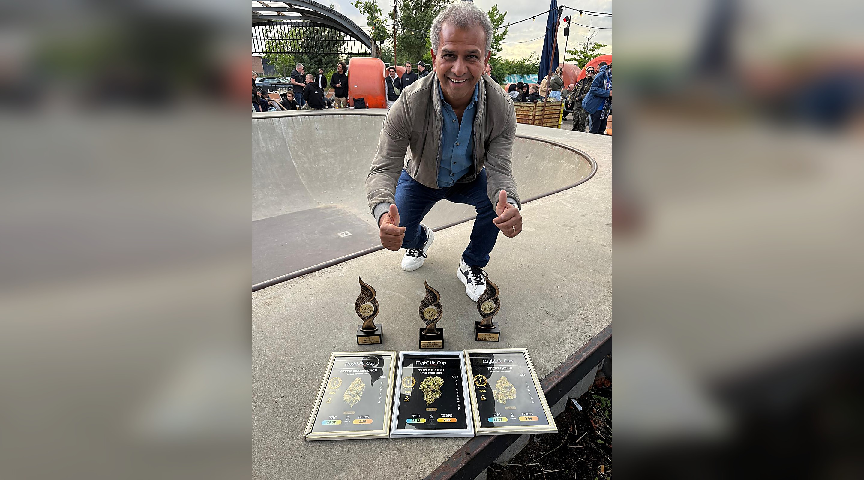 AZARIUS · Royal Queen Seeds pakt drie bekers op de HighLife Cup 2026