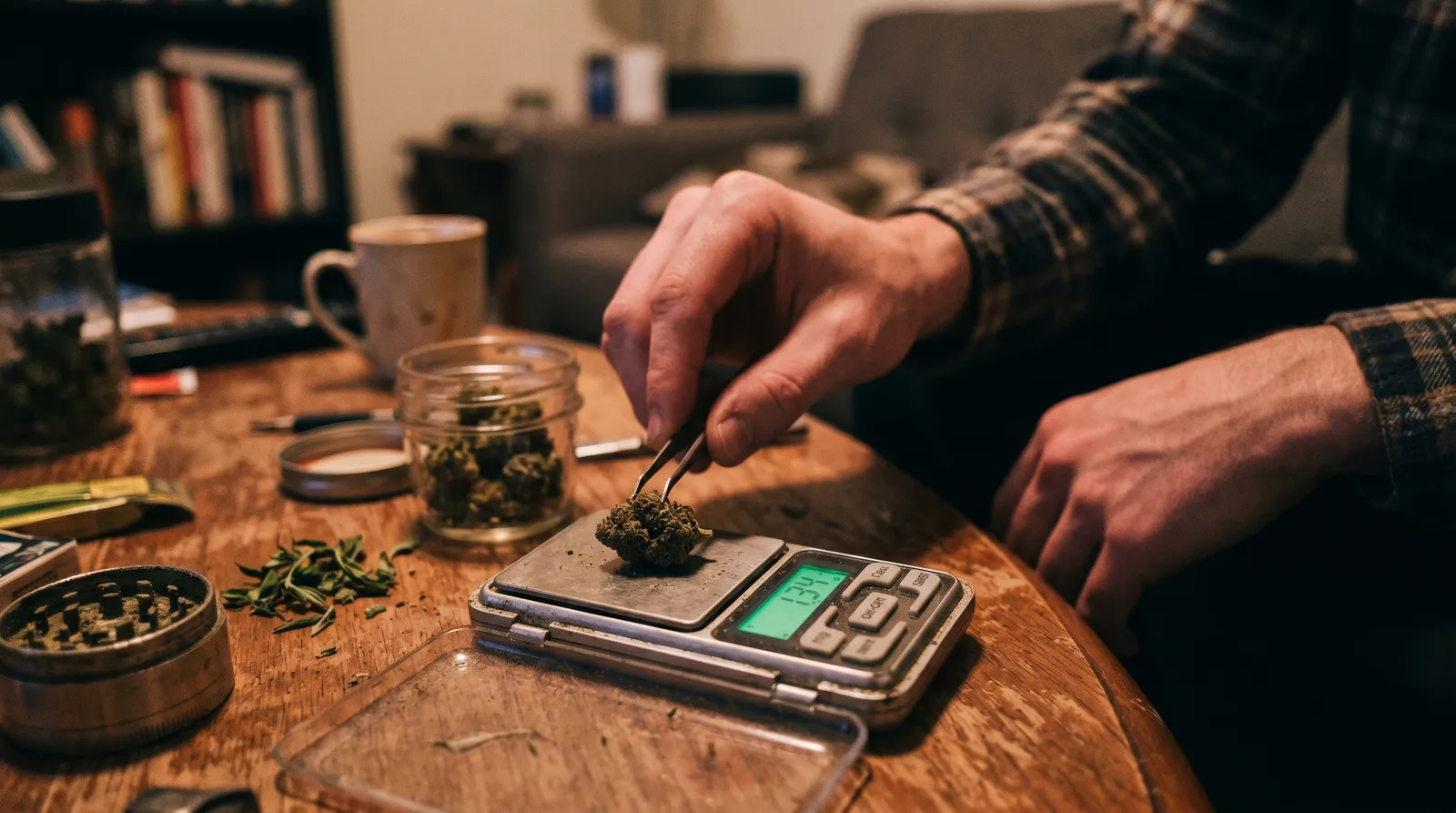 AZARIUS · Hoe je cannabis nauwkeurig weegt (en schat zonder weegschaal)