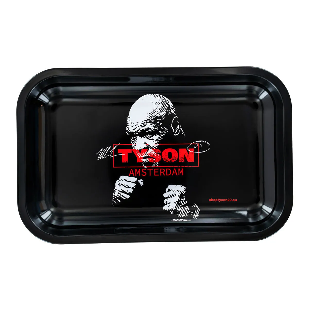 Metalen Rollertray Zwart ''Boxing Mike'' — afbeelding 3
