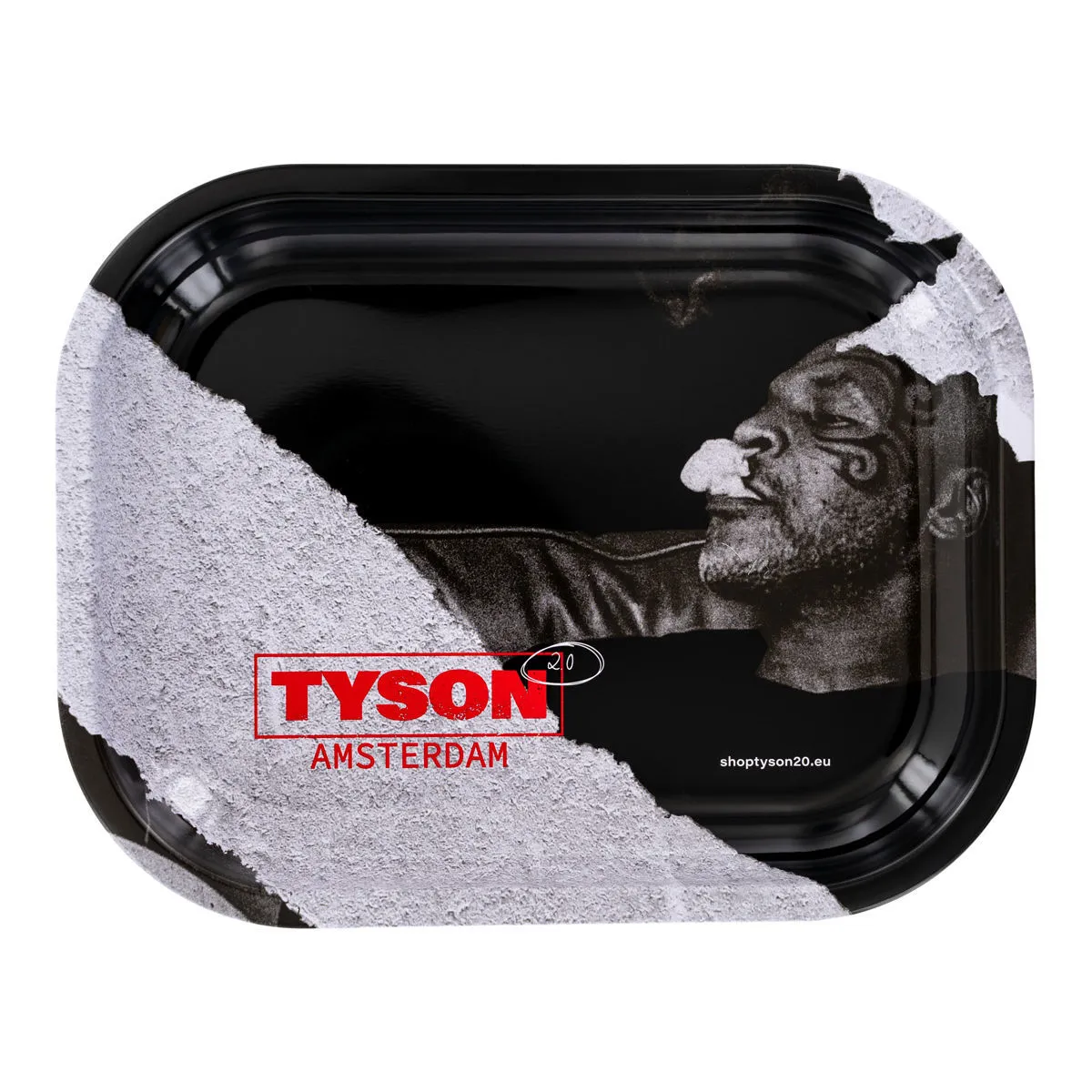 Metalen rolling tray wit ''Relaxing Mike'' — afbeelding 3