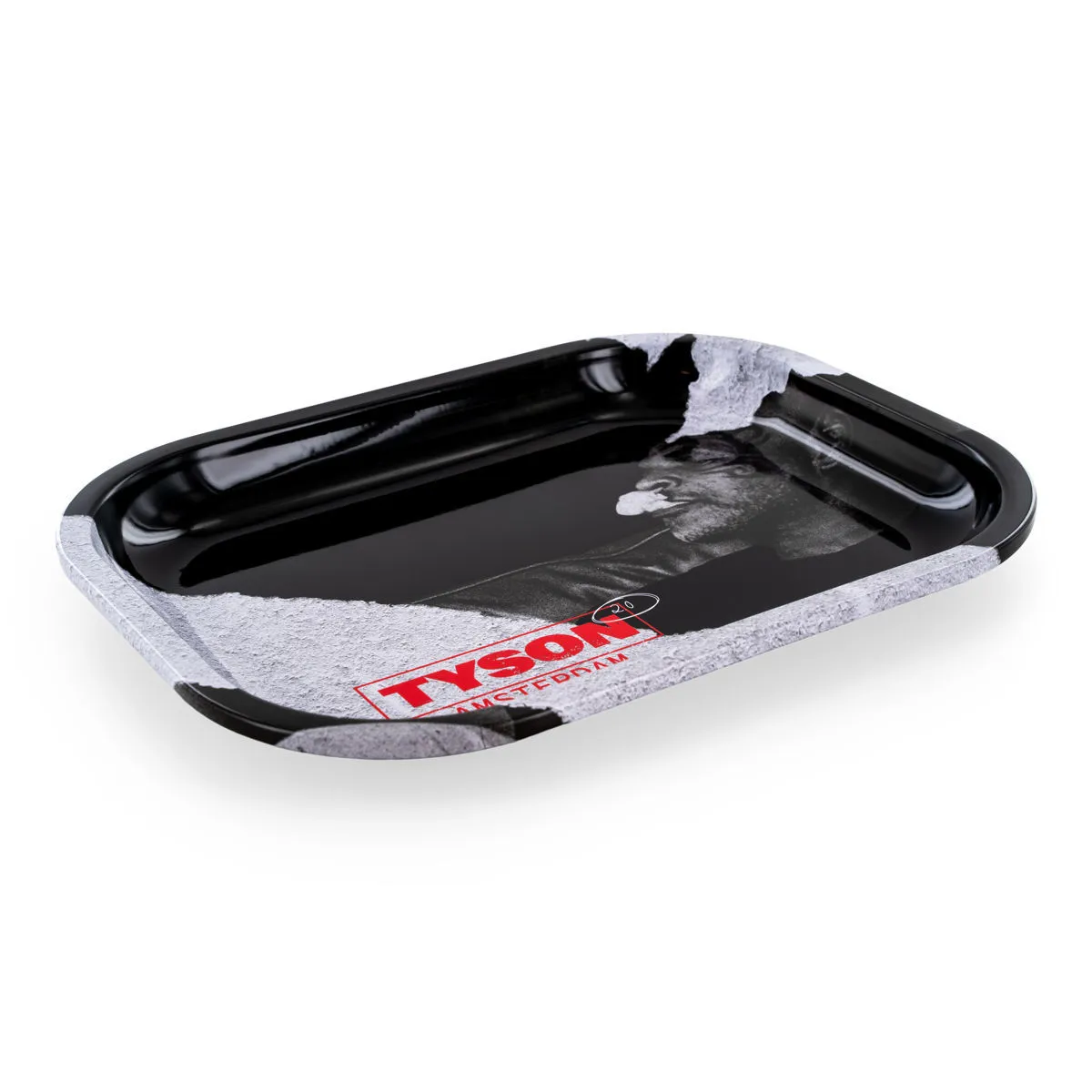 Metalen rolling tray wit ''Relaxing Mike'' — afbeelding 4