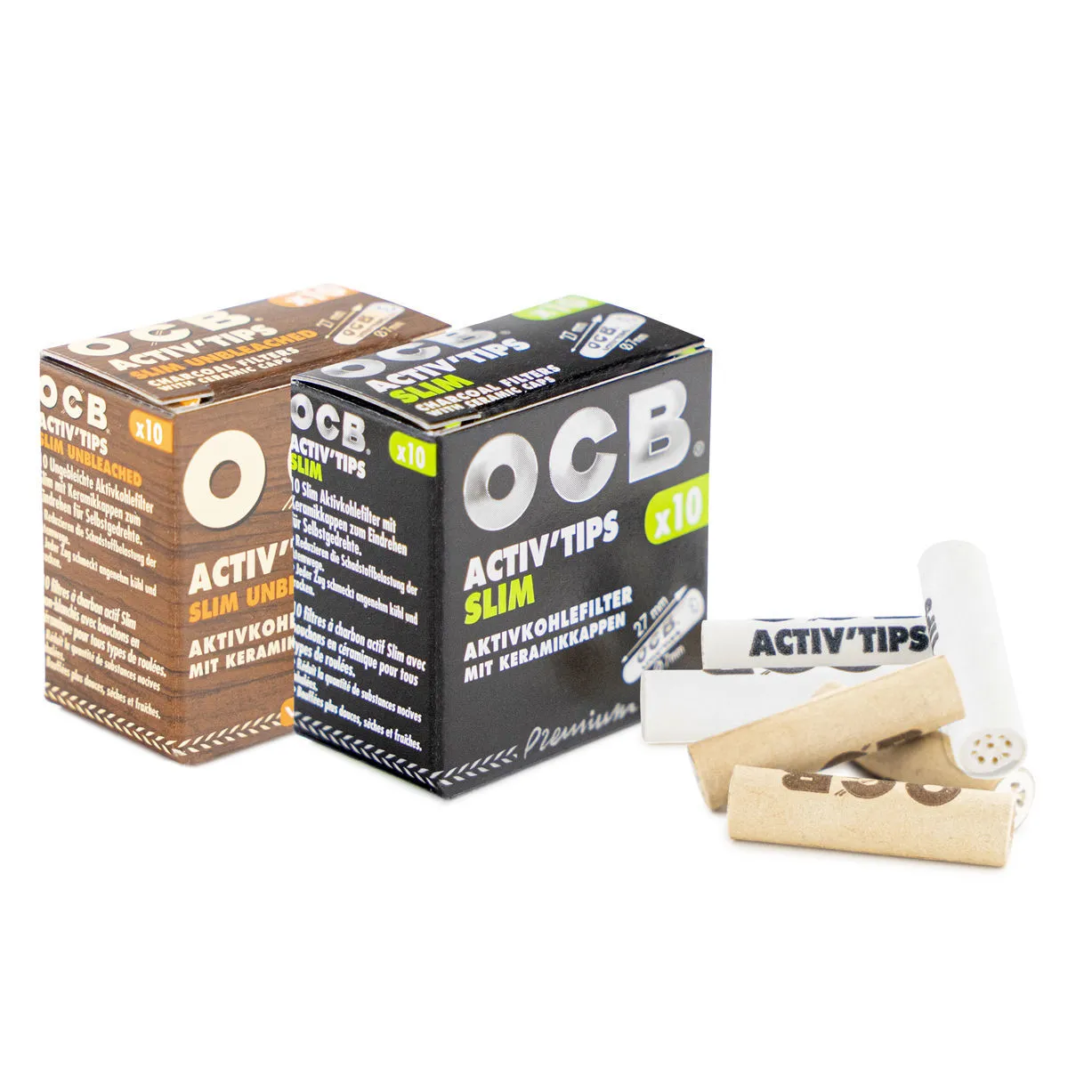 OCB Activ'Tips Slim actieve koolfilters