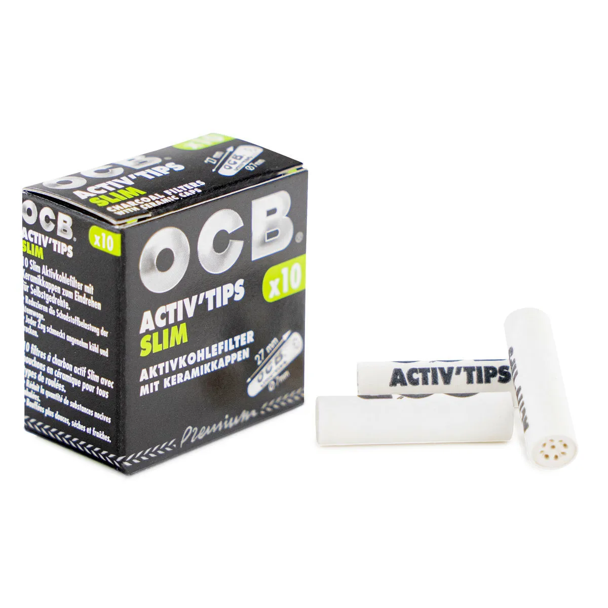 OCB Activ'Tips Slim actieve koolfilters — afbeelding 2